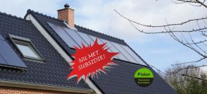 Zonneboiler voor warm water, nu met subsidie!