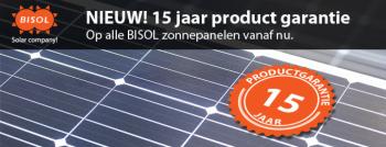 Bisol zonnepanelen, nu 15 jaar garantie! Bisol zonnepanelen, nu 15 jaar garantie!