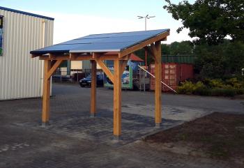 Solarport de duurzame carport met oplaadpunt electrische auto Solarport de duurzame carport met oplaadpunt electrische auto