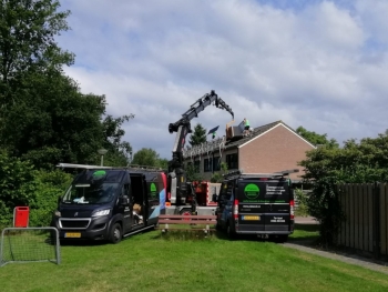 Huurwoningen van de Volmacht in Rolde worden voorzien van zonnepanelen Huurwoningen van de Volmacht in Rolde worden voorzien van zonnepanelen