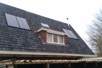 Zonneboiler installatie geplaatst op woning te Engelbert in april 2012 Zonneboiler installatie geplaatst op woning te Engelbert in april 2012