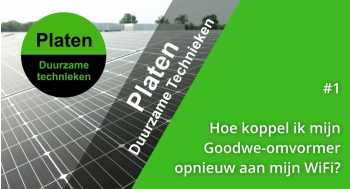 Handleiding voor een Goodwe omvormer opnieuw verbinden met het internet